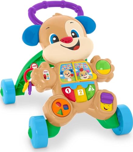 Baby Toy Laugh & Learn Smart Stages Learn with Puppy Walker with Music Lights & Activities for Infants Ages 6+ Months