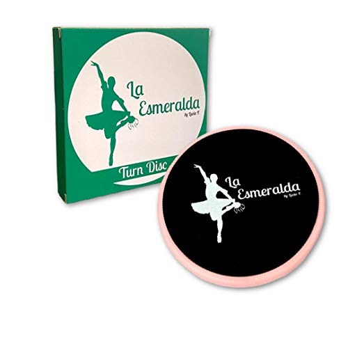 Ballet turning board for dancers, ice skaters, gymnasts etc Helps improve turns, balance, spotting, stability and much more. Made with thick EVA Foam.(Pink color with a gift box but without carry bag)