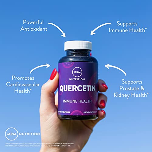 Nutrition Quercetin| Immune + Cardiovascular Health | 500mg per Serving | Made with QU995: World’s purest quercetin™ | Antioxidant Status | 60 Servings