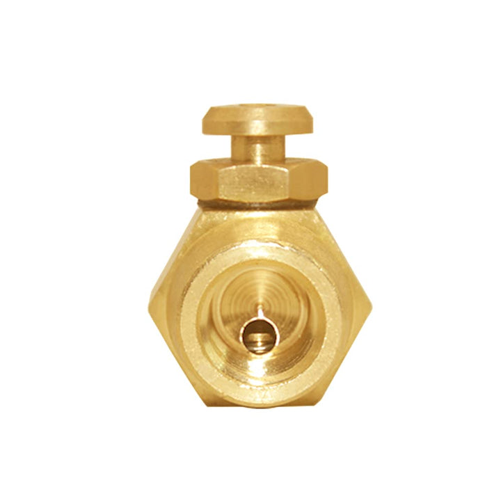 Brass 1/4 NPT Female Thread Push Button Check Valve Switch Shut-off Valve