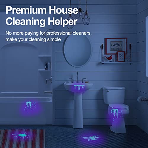 UV Flashlight Black Light, 51 LED Blacklight Pet Urine Detector for Dog/Cat Urine, Dry Stains, Bed Bug, Resin Curing, Scorpions Finder