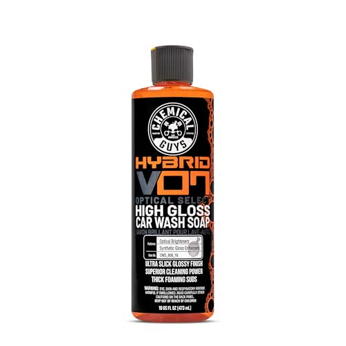 CWS_808_16 Hybrid Foaming High Gloss Car Wash Soap (Works with Foam Cannons, Foam Guns or Bucket Washes) Safe for Cars, Trucks, Motorcycles, RVs & More, 16 fl oz, Orange Scent