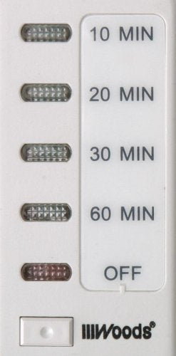 59008 in-Wall 60-Minute Digital Countdown Timer; White