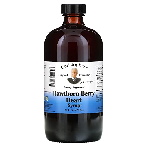 Christopher's Original Formulas Hawthorn Berry Heart Syrup - 16 fl oz | Natural Herbal Blend for General Wellness