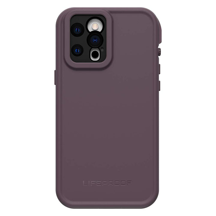 iPhone 12 Pro Max FRE Series Case - OCEAN VIOLET (BERRY CONSERVE/DUSTY LAVENDER), waterproof IP68, built-in screen protector, port cover protection, snaps to MagSafe