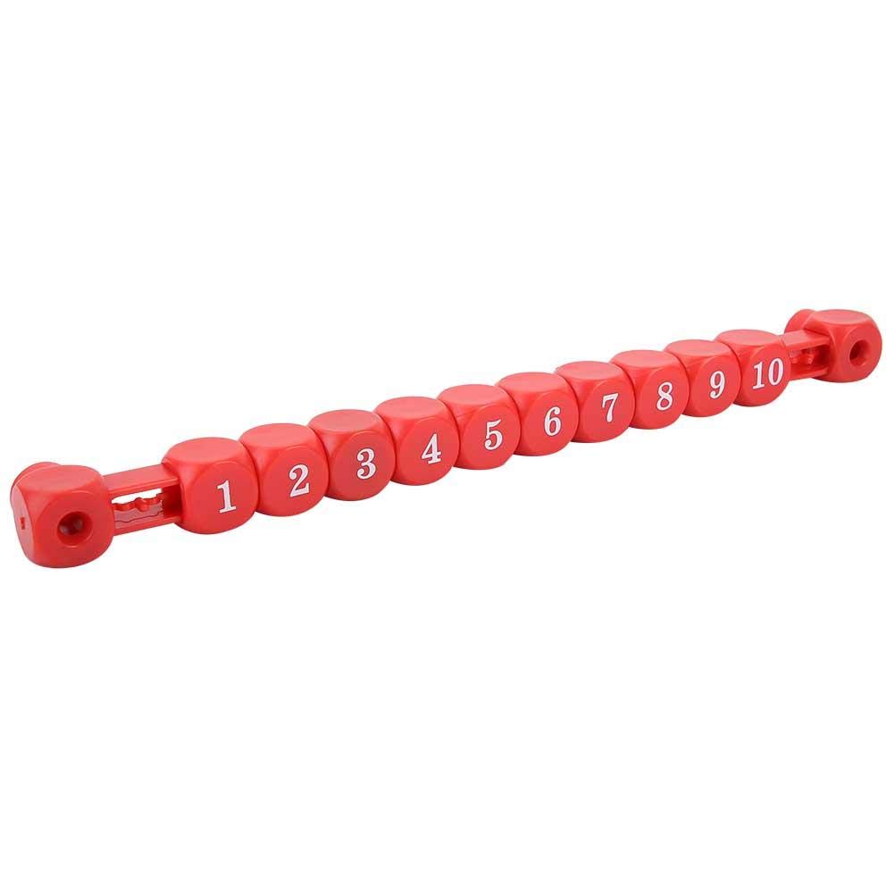 2pcs Table Football Counter Blue Red 10 Numbers Scoring Score Counter Indicator for Standard Foosball Tables