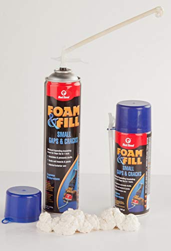 0913 Foam & Fill Small Gaps & Cracks Expanding Polyurethane Sealant, 12 oz, Off-White, Pack of 1
