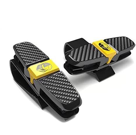 Sunglass Holder for Car Visor - Universal Sunglasses Clip Eyeglasses Mount Double Ends Glasses/Ticket/Card Organizer