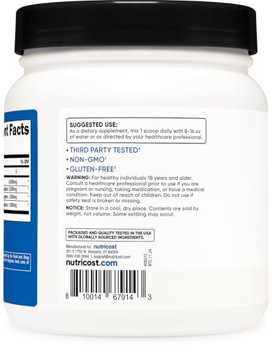 BCAA Powder 2:1:1 (90 Servings, No Flavor Added) - Branched Chain Amino Acids