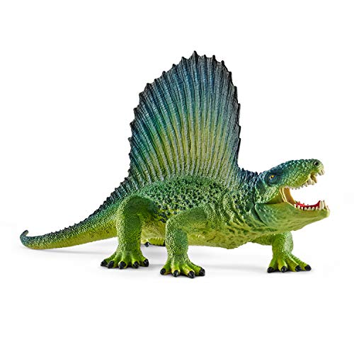Dinosaurs, Realistic Dinosaur Figurines for Boys and Girls, Dimetrodon Toy Figurine, Green, Ages 4+