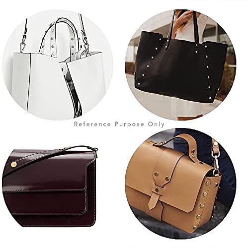 11mm Chicago Screw Rivets Flat Cap Screw Posts Stud for Bags Belts Leather Strap 6 Pack -Pick Color (11 mm, Gunmetal)