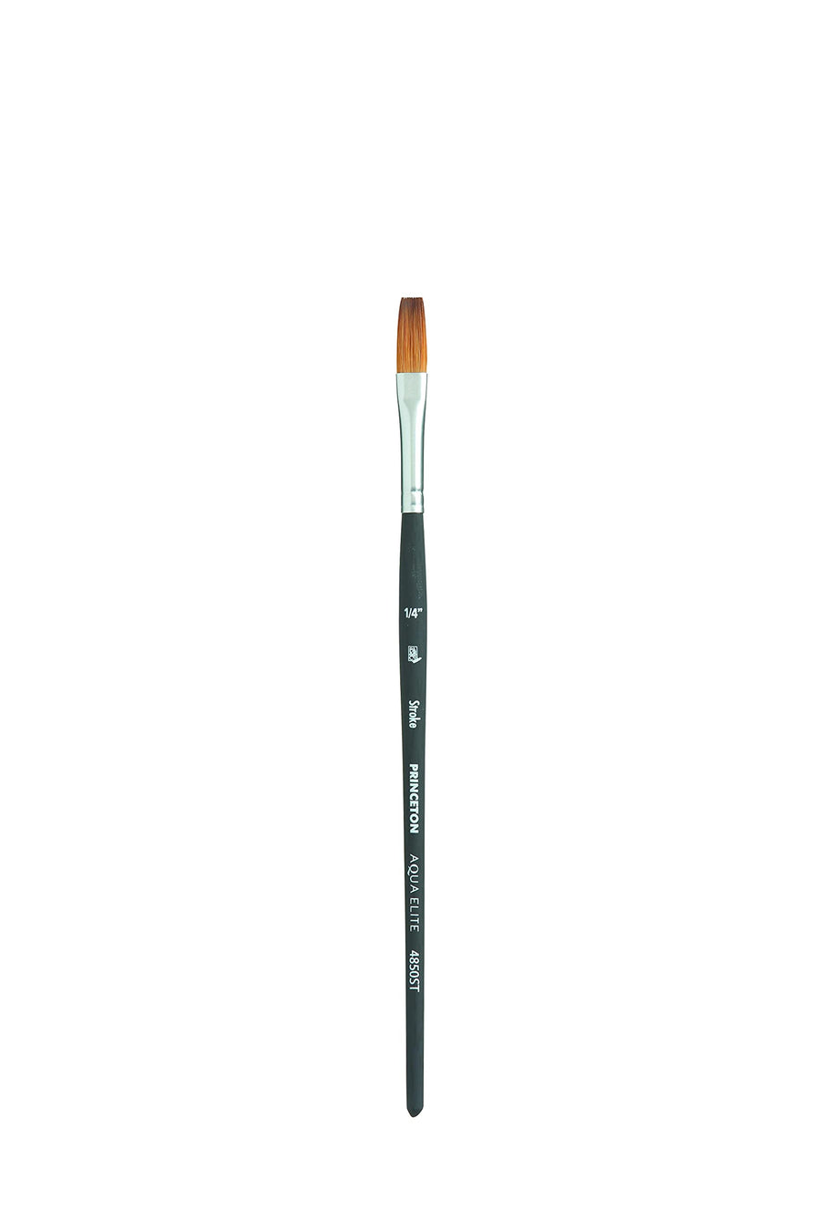 Aqua Elite Paintbrush, Size 1/4 inch, Matte Black