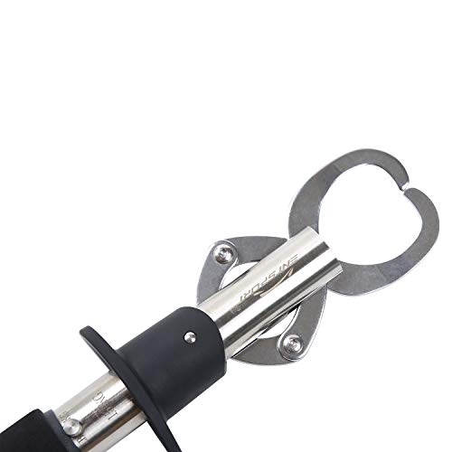 Fish Lip Gripper Fish Scales Professional Fish Holder Stainless Steel Grabber 40 Pound Fish Lip Grip Tool with Weight Scale