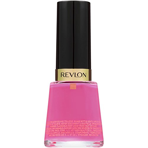 Revlon Nail Enamel, Chip Resistant Nail Polish, Glossy Shine Finish, in Pink, 276 Vivacious, 0.5 oz