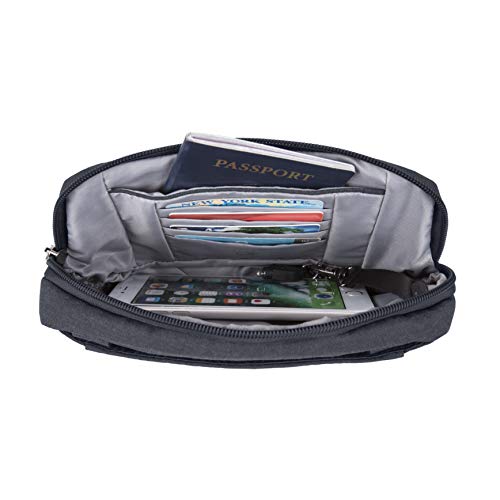 Anti-Theft Metro Convertible Small Crossbody Bag, Navy Heather