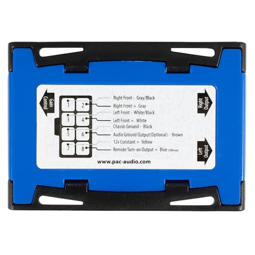 LP7-2 L.O.C. PRO Series 2-Channel Line Output Converter with Remote Turn On 4in. x 8in. x 1in.