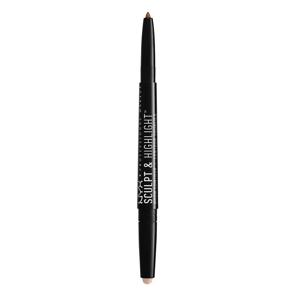 PROFESSIONAL MAKEUP Sculpt and Highlight Brow Contour, Eyebrow Pencil, Auburn Soft Pink