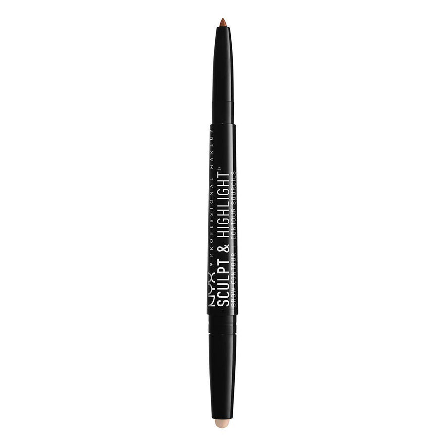 PROFESSIONAL MAKEUP Sculpt and Highlight Brow Contour, Eyebrow Pencil, Auburn Soft Pink