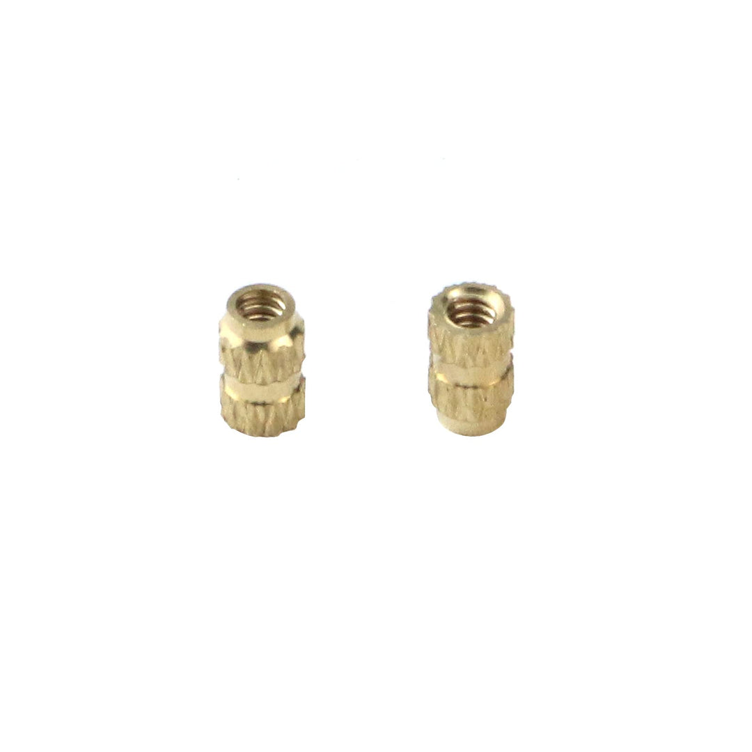 50PCS M1.6 Female Thread Brass Knurled Insert Embedment Nut Assortment Kit