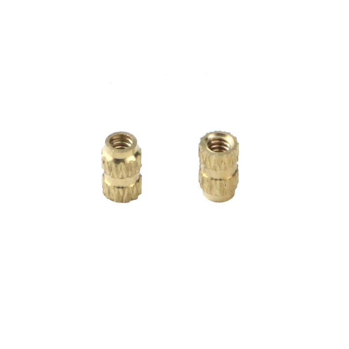 50PCS M1.6 Female Thread Brass Knurled Insert Embedment Nut Assortment Kit