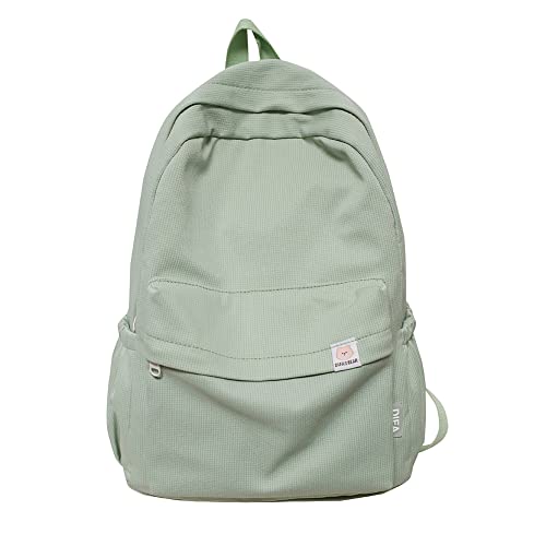 Cute Aesthetic Backpack for Women Solid Color Backpack Lightweight Classic Backpack for Women Laptop Backpack Casual Kawaii Backpack for Travel, Work