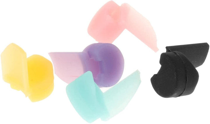 Pack of 5 Soft Silicone Clarinet Oboe Thumb Rest Cushion Thumb Protector for Woodwind Instrument 5 Colors