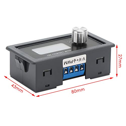 Frequency Generator, DC 3.3V-30V 5-30mA 1Hz-150kHz Adjustable Output PWM Pulse Duty Cycle Square Wave Function Signal Generator Module
