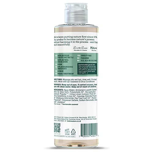 Faith In Nature Seaweed and Citrus Shampoo, 400mL/13.5fl. oz.