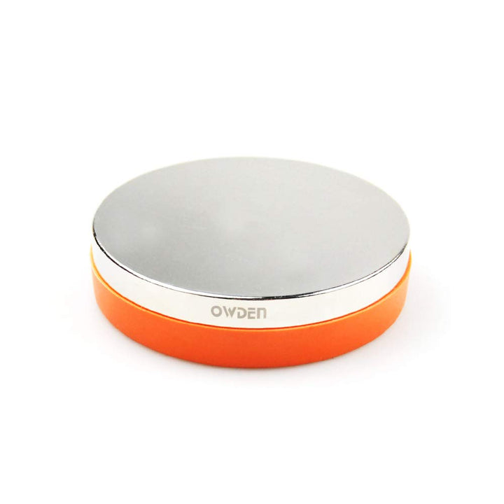 Professional Steel Bench Block(No Rebound), Metal Bench Block for Jewelry Stamping Tool,(Diameter: 3 Inches, Height: 3/4 Inch) Steel Part: Mirror Polishing with Chrome Plating.