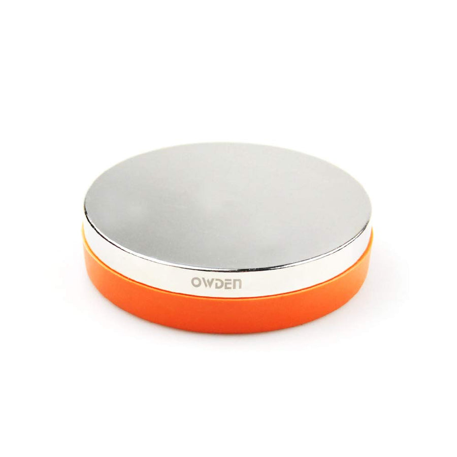 Professional Steel Bench Block(No Rebound), Metal Bench Block for Jewelry Stamping Tool,(Diameter: 3 Inches, Height: 3/4 Inch) Steel Part: Mirror Polishing with Chrome Plating.