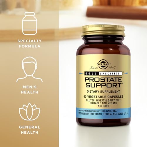 Solgar Prostate Support - 60 Vegetable Capsules - Non-GMO, Vegan, Gluten Free & Dairy Free - 30 Servings