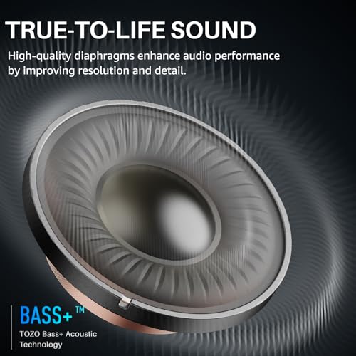 A1 Wireless Earbuds Bluetooth 5.3 Light Weight in Ear IPX5 Waterproof Headphones 2 Mic for AI Calls, Immersive Premium Sound Bass Headset with Charging Case, 32 Presets EQ Customization via App