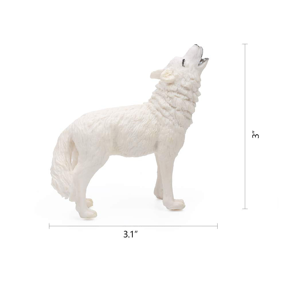7Pcs Wolf Toy Figurines Set Wolf Animals Figures (Wolf Set A)