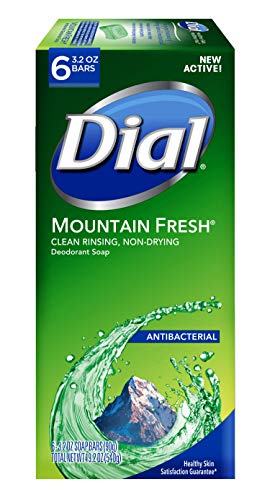 Antibacterial Bar Soap, Mountain Fresh, 3.2 Ounce, 6 Bars