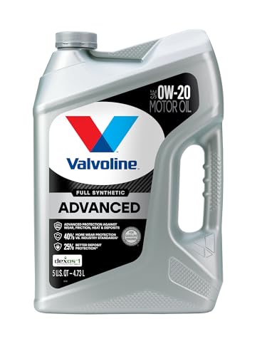 Advanced Full Synthetic SAE 0W-20 Motor Oil 5 QT