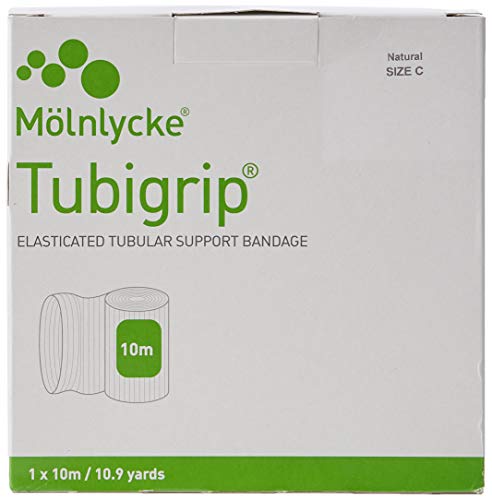 Molnlycke 1443 Tubigrip Multipurpose Tubular Bandage, Size C, Natural