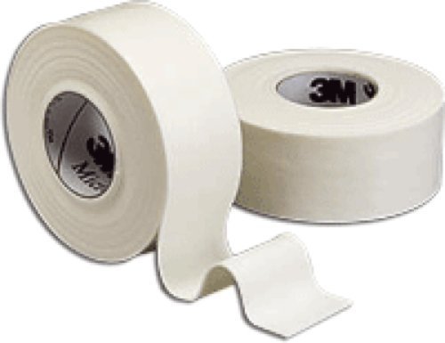 3M Healthcare Microfoam Hypoallergenic Elastic Foam Surgical Tape 4 x 5-1/2 yds (Stretched), Highly Conformable, Water Resistant, Latex-free (Roll of 1 Each)