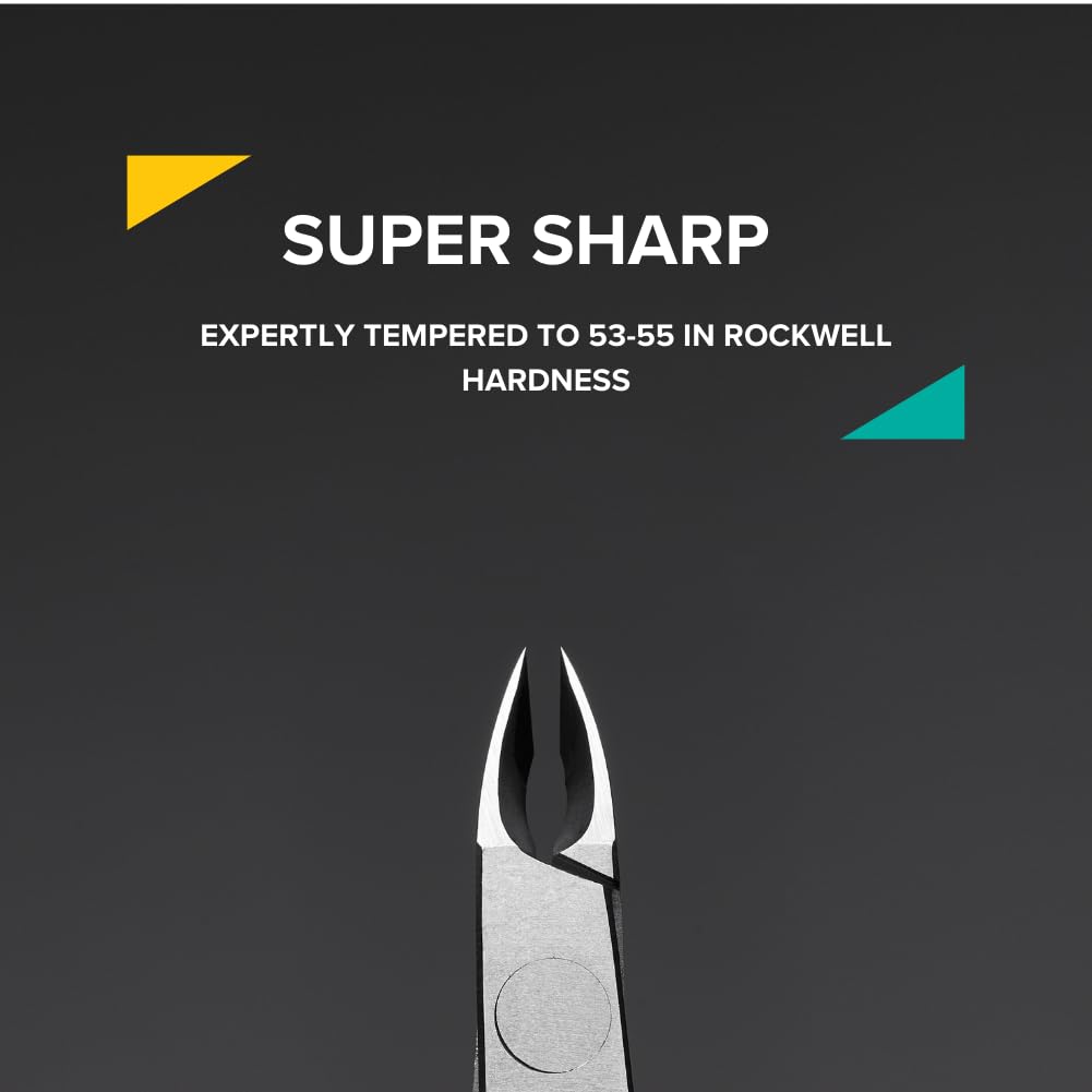 Double Spring 6mm (Full Jaw) : Viba PROFESSIONAL Precision Surgical-Grade Stainless Steel Cuticle Nippers, French Handle D01, Double Spring, 6mm Jaw (Full Jaw)