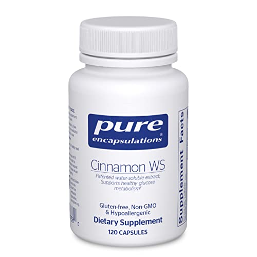 Cinnamon WS | Patented Water-Soluble Extract for Healthy Carbohydrate Metabolism | 120 Capsules