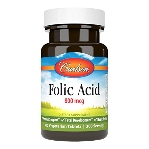 - Folic Acid, 800 mcg, Provides Important Prenatal Support, 300 tablets