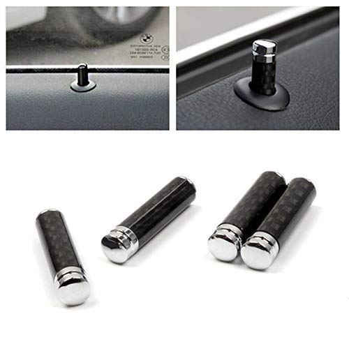 Carbon Fiber Door Lock Pin Stick Cap Bolt Cover for BMW E46 E39 E60 E90 E36 F30 F10 E53 E34 E30 E70 X3 X4 X5 X6 M3 M5