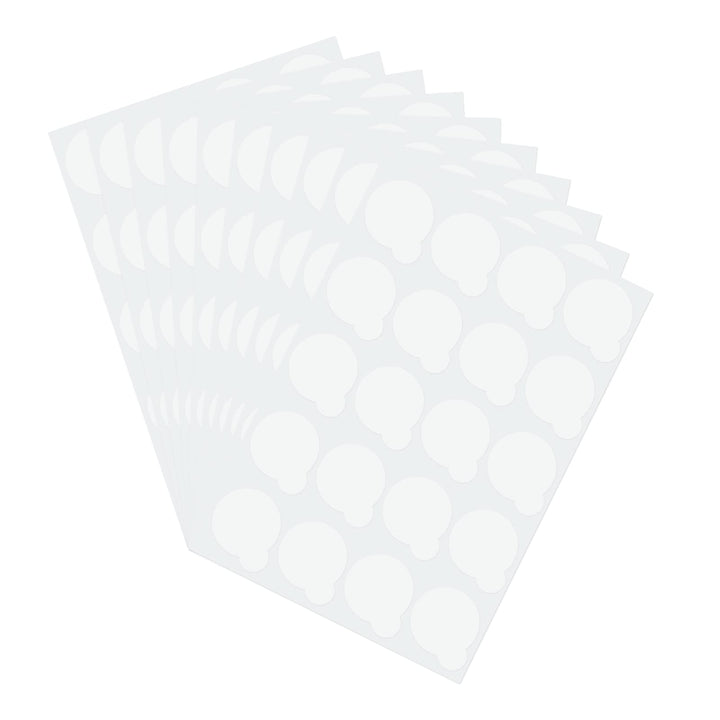 Eyelash Extension Adhesive Glue Pallet Sticker Pads,1-Inches Diameter (Small-200 Pads, 10 Sheets)