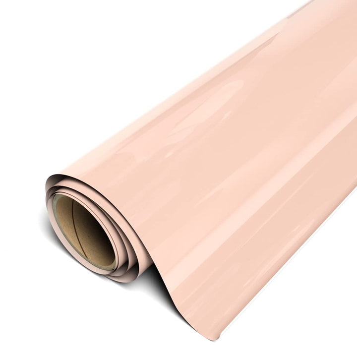 EasyWeed Heat Transfer Vinyl 11.8 x 5ft Roll (Pale Peach) - Compatible with , Cricut, Silhouette and Other Craft/Professional Cutters - CPSIA Certified