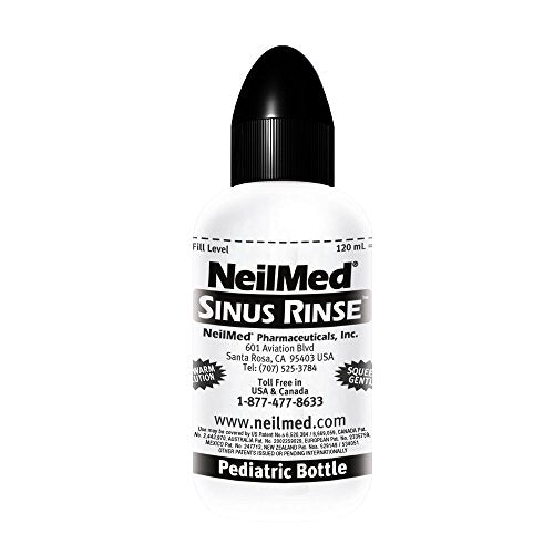 Neilmed's Sinus Rinse, Pediatric, Complete Saline Nasal Rinse Kit 60 Premixed Packets