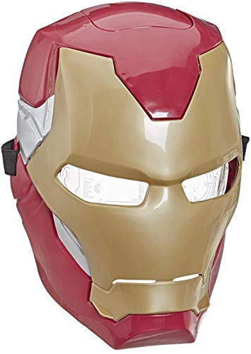 Avengers Iron Man Flip FX Mask with Flip-Activated Light Effects for Costume and Role-Play Dress Up Brown/a