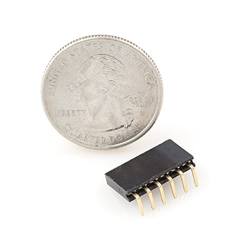 Female Header Right Angle 0.1 6-pin for Arduino and LilyPad(pack of 10)