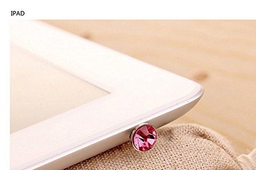 100 Pcs Colorful Diamond Anti Dust Earphone Jack Plug Stopper,for Smartphone Cellphone and any 3.5mm Earphone Jack