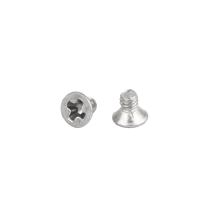 a16051600ux0412 M2x3mm 316 Stainless Steel Flat Head Phillips Machine Screws Silver Tone Pack of 80