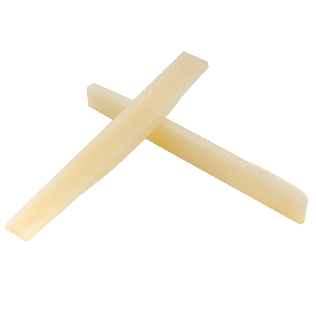Pro 73.66mm Compensated Acoustic Guitar Unbleached Bone Saddle for 6-String Martin Style (Set of 2)