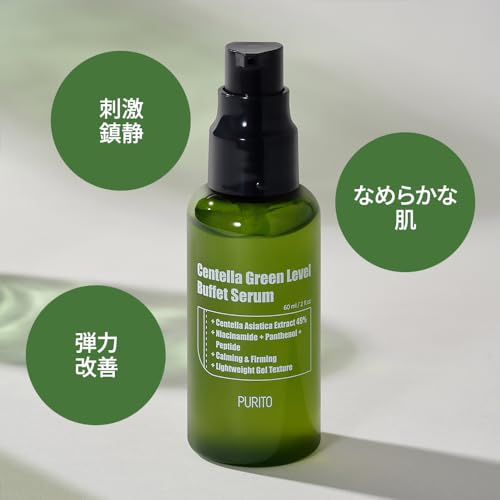 Centella Green Level Buffet Serum 60ml/ 2 fl oz serum for face, Centella Asiatica,Recovery facial SERUM,vegan